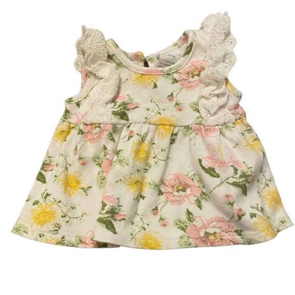 LAURA ASHLEY baby 0-3 months dress cottage core floral